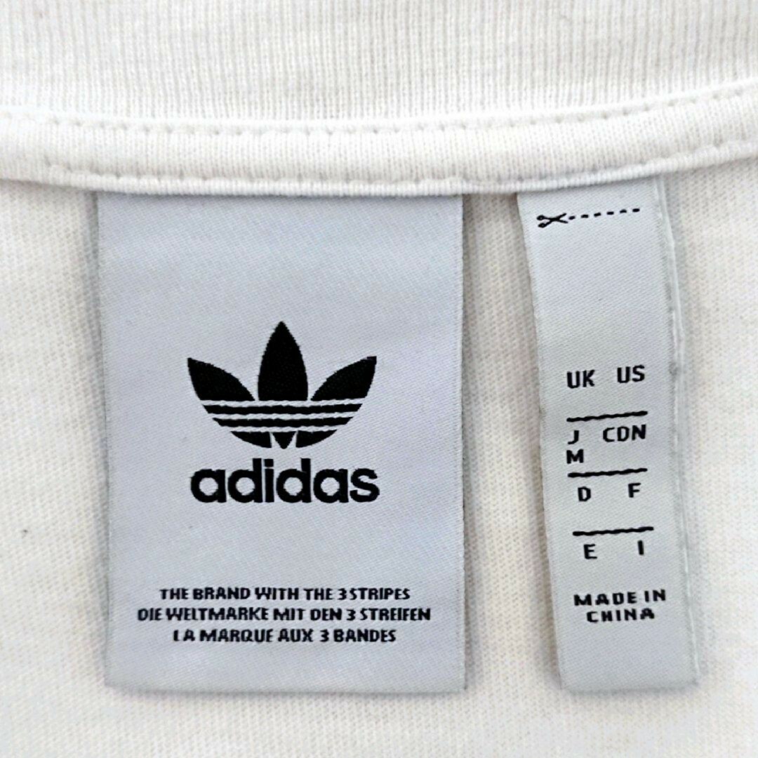 adidas(アディダス)のアディダス 迷彩 カモフラ トレフォイル デカロゴ ホワイト 半袖 Tシャツ メンズのトップス(Tシャツ/カットソー(半袖/袖なし))の商品写真