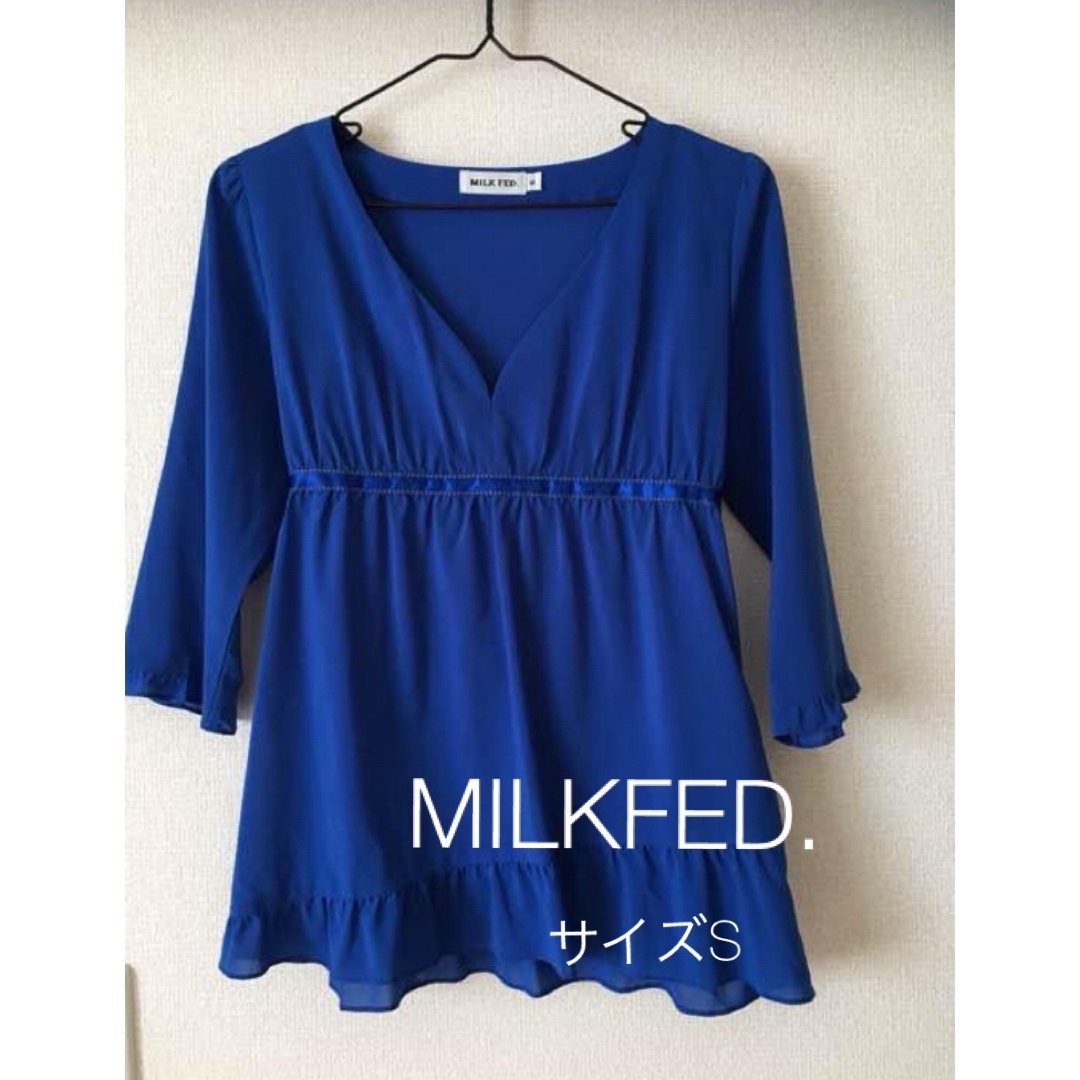 MILKFED.(ミルクフェド)の【美品!!】ミルクフェド　MILK FED. ブラウス トップス レディースのトップス(シャツ/ブラウス(長袖/七分))の商品写真