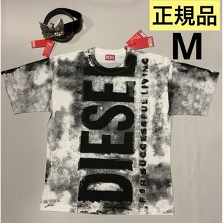 ディーゼル(DIESEL)の洗練されたデザイン DIESEL 正規品　Tシャツ　T-BOXT-BISC　M(Tシャツ/カットソー(半袖/袖なし))