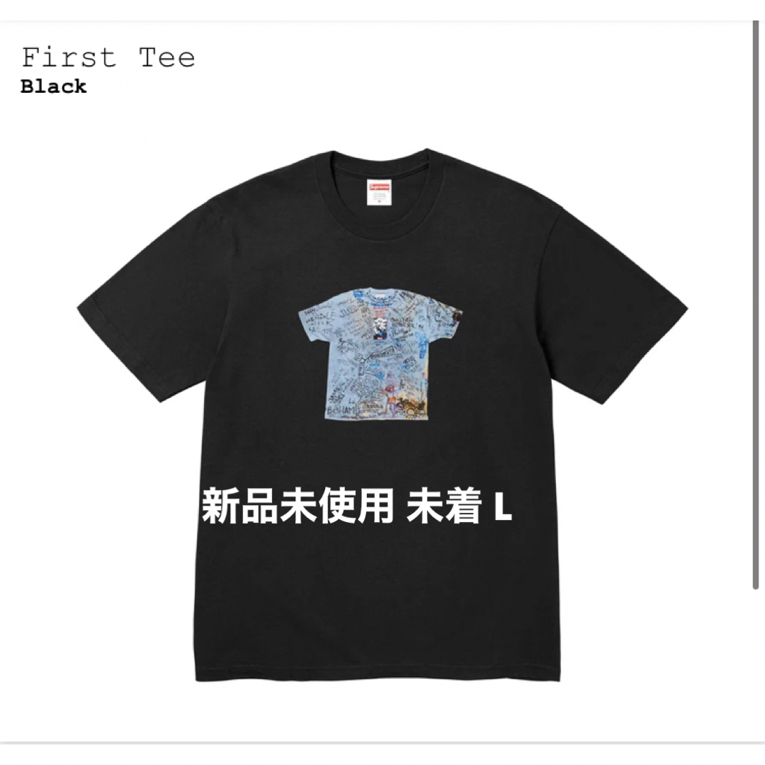 Supreme(シュプリーム)のsupreme 30th Anniversary First Tee黒L新品 メンズのトップス(Tシャツ/カットソー(半袖/袖なし))の商品写真