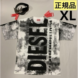 ディーゼル(DIESEL)の洗練されたデザイン DIESEL 正規品　Tシャツ　T-BOXT-BISC　XL(Tシャツ/カットソー(半袖/袖なし))