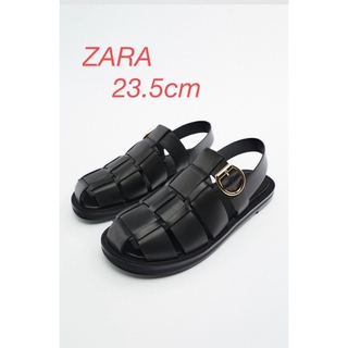 ZARA - ZARA  レザーサンダル