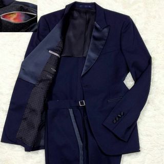 Paul Smith - 極美品 L ポールスミス 背抜き ウール100 タキシード 紺 ピークドラペル