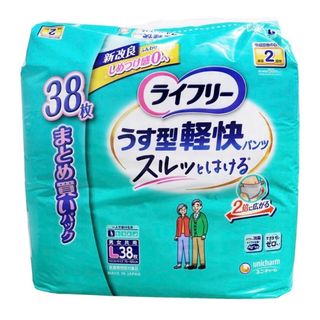 ライフリー うす型 軽快パンツ Lサイズ 38枚入×4    152枚(日用品/生活雑貨)