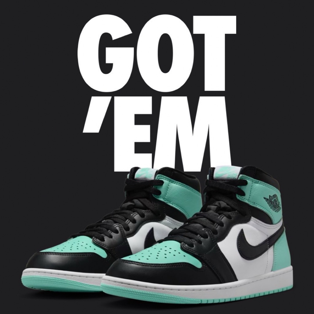 Nike Air Jordan 1 High OG Green Glow 28 メンズの靴/シューズ(スニーカー)の商品写真