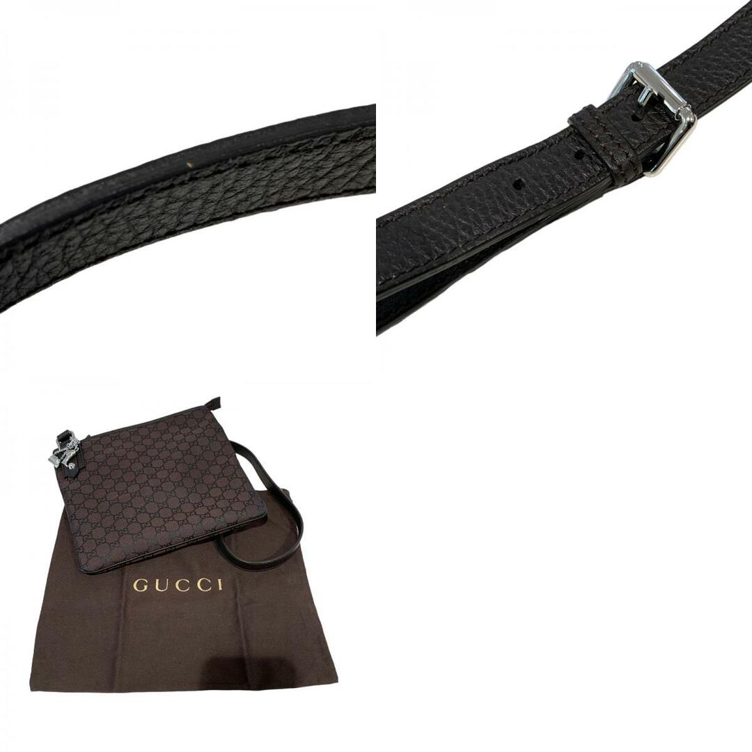 Gucci(グッチ)の　グッチ GUCCI GGナイロンショルダーバッグ 268620 ブラウン キャンバス/レザー レディース ショルダーバッグ レディースのバッグ(ショルダーバッグ)の商品写真