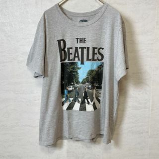 ビートルズ　アビーロード　サイズ3ＸＬ　灰色グレー　公式商品　メンズ　古着(Tシャツ/カットソー(半袖/袖なし))