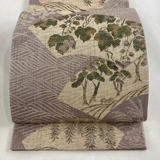 袋帯 美品 逸品 六通 正絹 【中古】(帯)