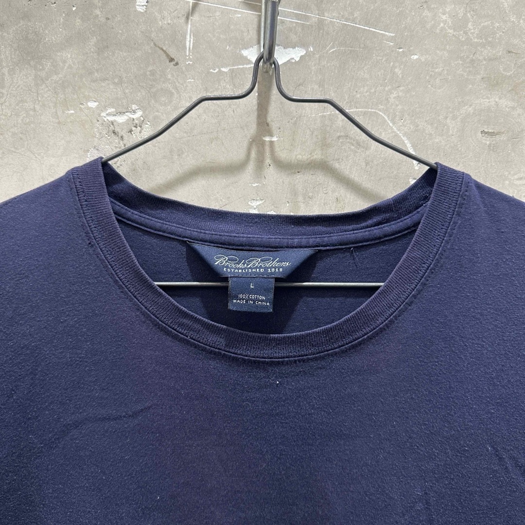 Brooks Brothers(ブルックスブラザース)の古着ブルックスブラザーズ 刺繍ポケットTシャツ 半袖 メンズのトップス(Tシャツ/カットソー(半袖/袖なし))の商品写真