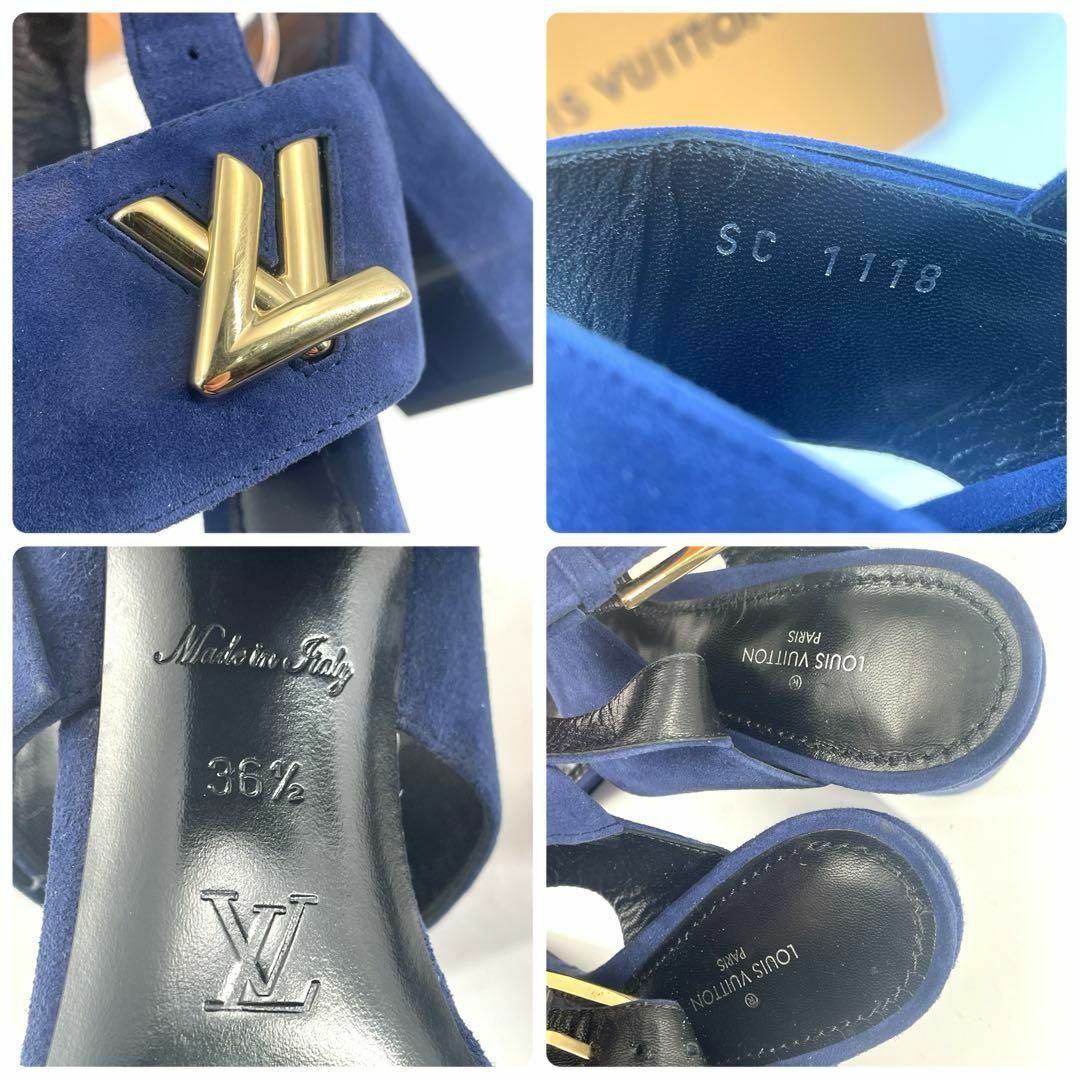 LOUIS VUITTON(ルイヴィトン)のc629真贋済【ヴィトン】新品”ホライズン ツイスト LV サンダル 36.5 レディースの靴/シューズ(ハイヒール/パンプス)の商品写真