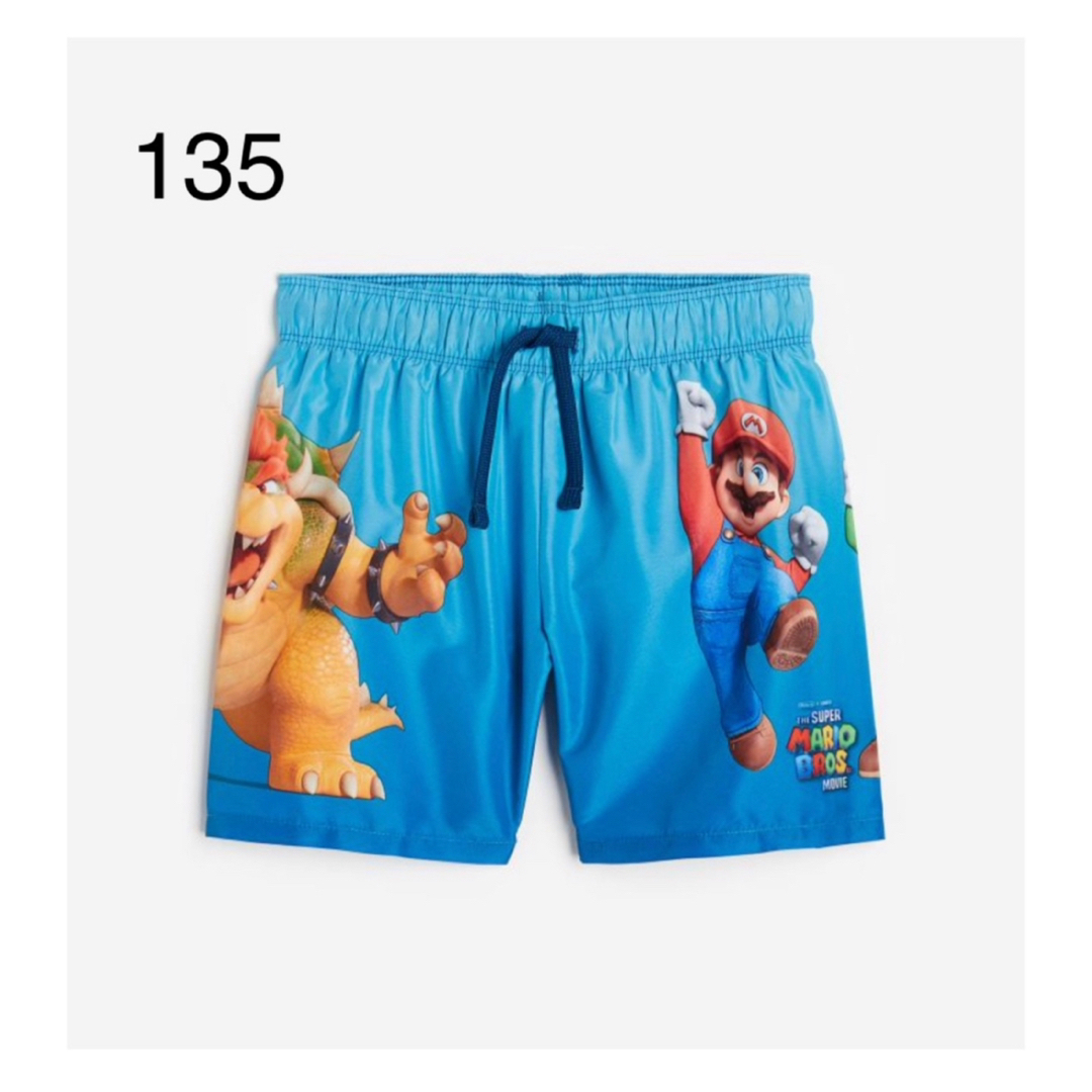 H&M(エイチアンドエム)の新品未開封　スーパーマリオ　水着　スイムパンツ　135-140 キッズ/ベビー/マタニティのキッズ服男の子用(90cm~)(水着)の商品写真