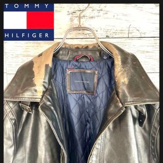 トミーヒルフィガー(TOMMY HILFIGER)の※チャックリペア必須　トミーヒルフィガー　レザージャケット　A20(レザージャケット)