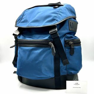 コーチ(COACH)のX486【未使用級】コーチ／リュック　トレック・バックパック　レザー　ナイロン(バッグパック/リュック)