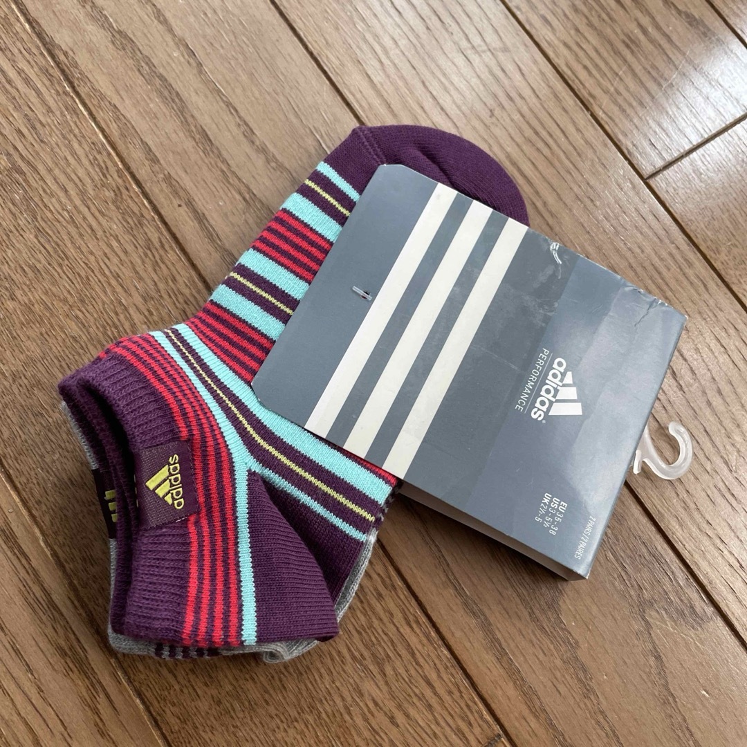 adidas(アディダス)のadidasレディース靴下２足組み‼︎ レディースのレッグウェア(ソックス)の商品写真