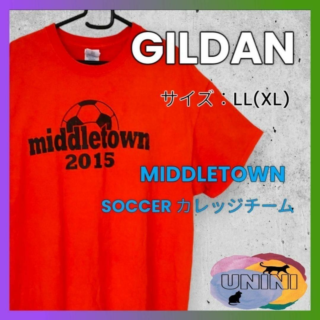 GILDAN(ギルタン)の《海外古着》 GILDAN 　XL　LL　大きいサイズ　半袖T⑭ メンズのトップス(Tシャツ/カットソー(半袖/袖なし))の商品写真