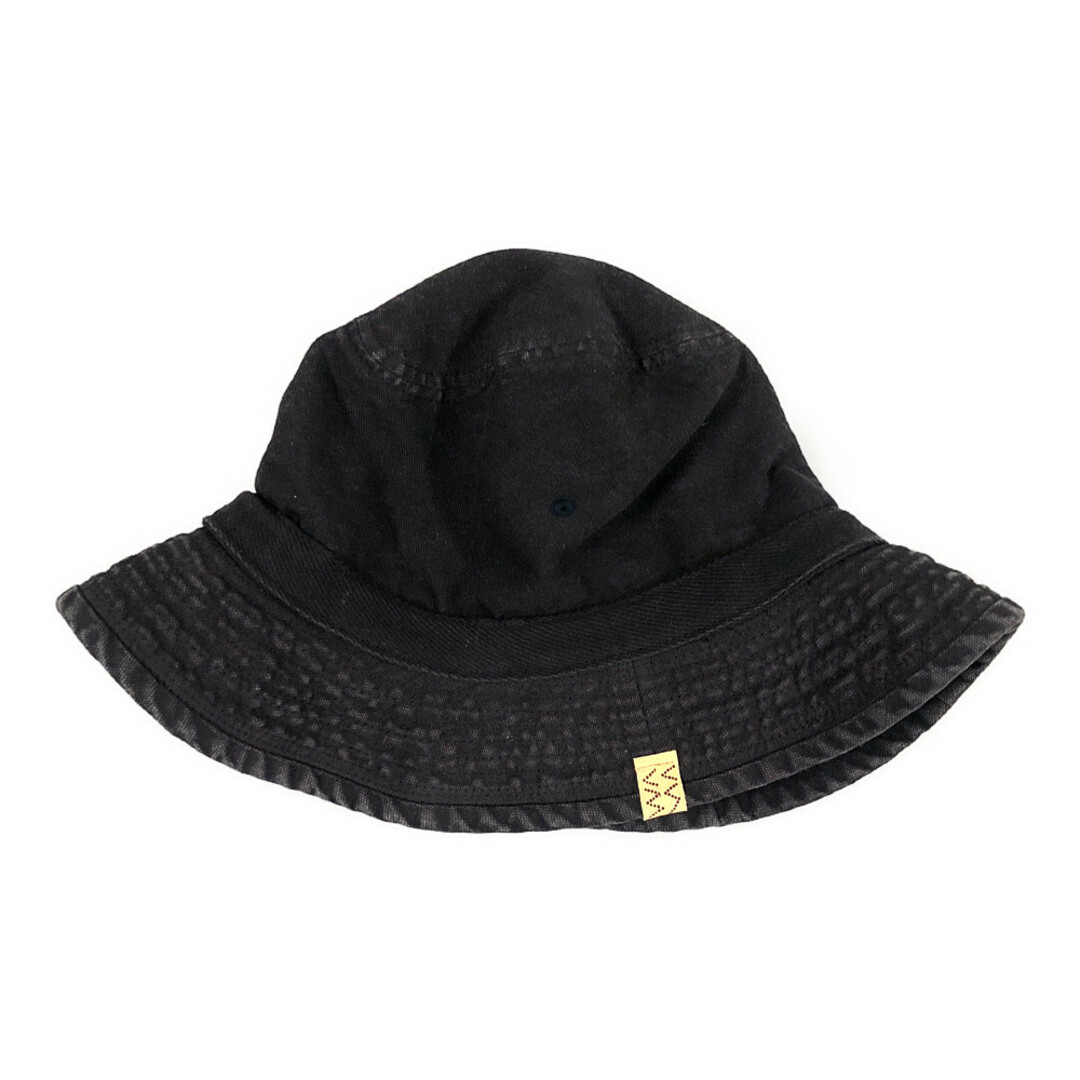 VISVIM(ヴィスヴィム)のVISVIM ビズビム 品番 0123103003012 BUCKLEY CAP 加工 バケットハット 黒 サイズS/M 正規品 / 33295 メンズの帽子(ハット)の商品写真