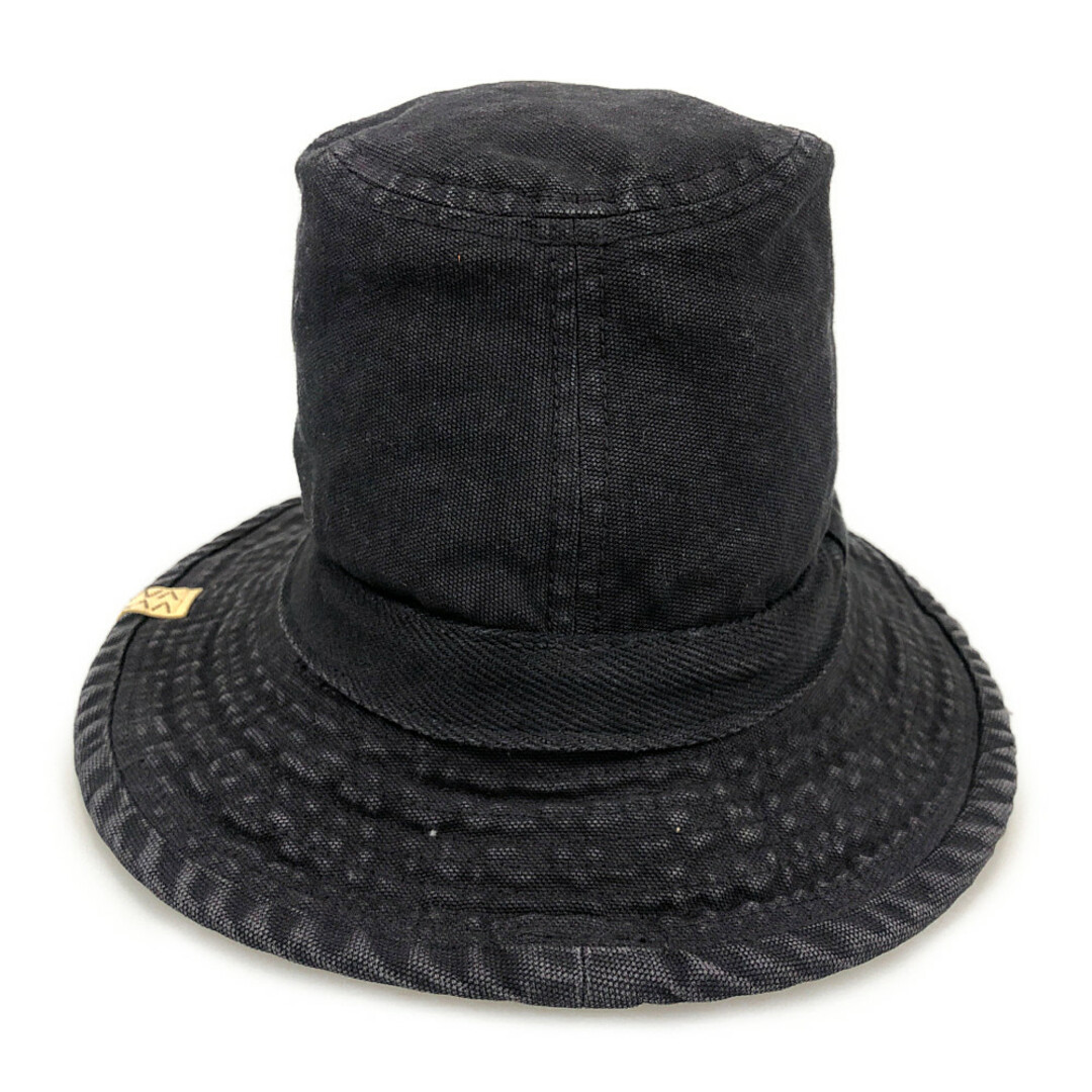 VISVIM(ヴィスヴィム)のVISVIM ビズビム 品番 0123103003012 BUCKLEY CAP 加工 バケットハット 黒 サイズS/M 正規品 / 33295 メンズの帽子(ハット)の商品写真