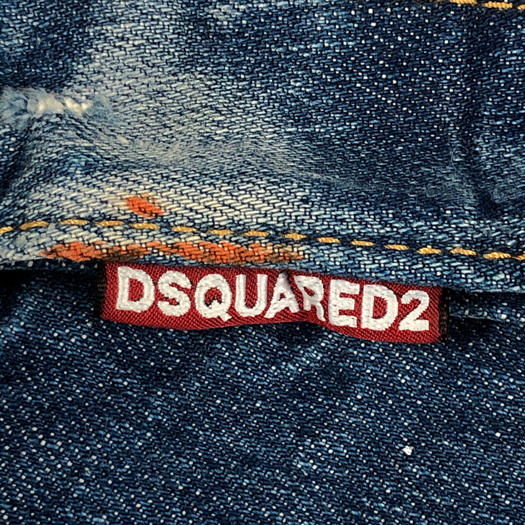 DSQUARED2(ディースクエアード)のDSQUARED2 ディースクエアード S74LA0649 Cool guy jean 加工 デニムパンツ ストレッチ入り インディゴ サイズ44 正規品 / B4888 メンズのパンツ(デニム/ジーンズ)の商品写真