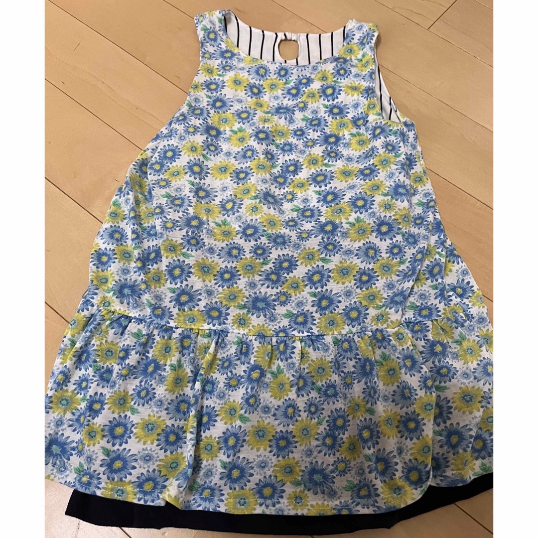 GLOBAL WORK(グローバルワーク)のグローバルワーク　リバーシブルワンピース キッズ/ベビー/マタニティのキッズ服女の子用(90cm~)(ワンピース)の商品写真