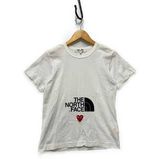 COMME DES GARCONS コムデギャルソン × THE NORTH FACE 半袖Ｔシャツ ホワイト L 正規品 / B4869