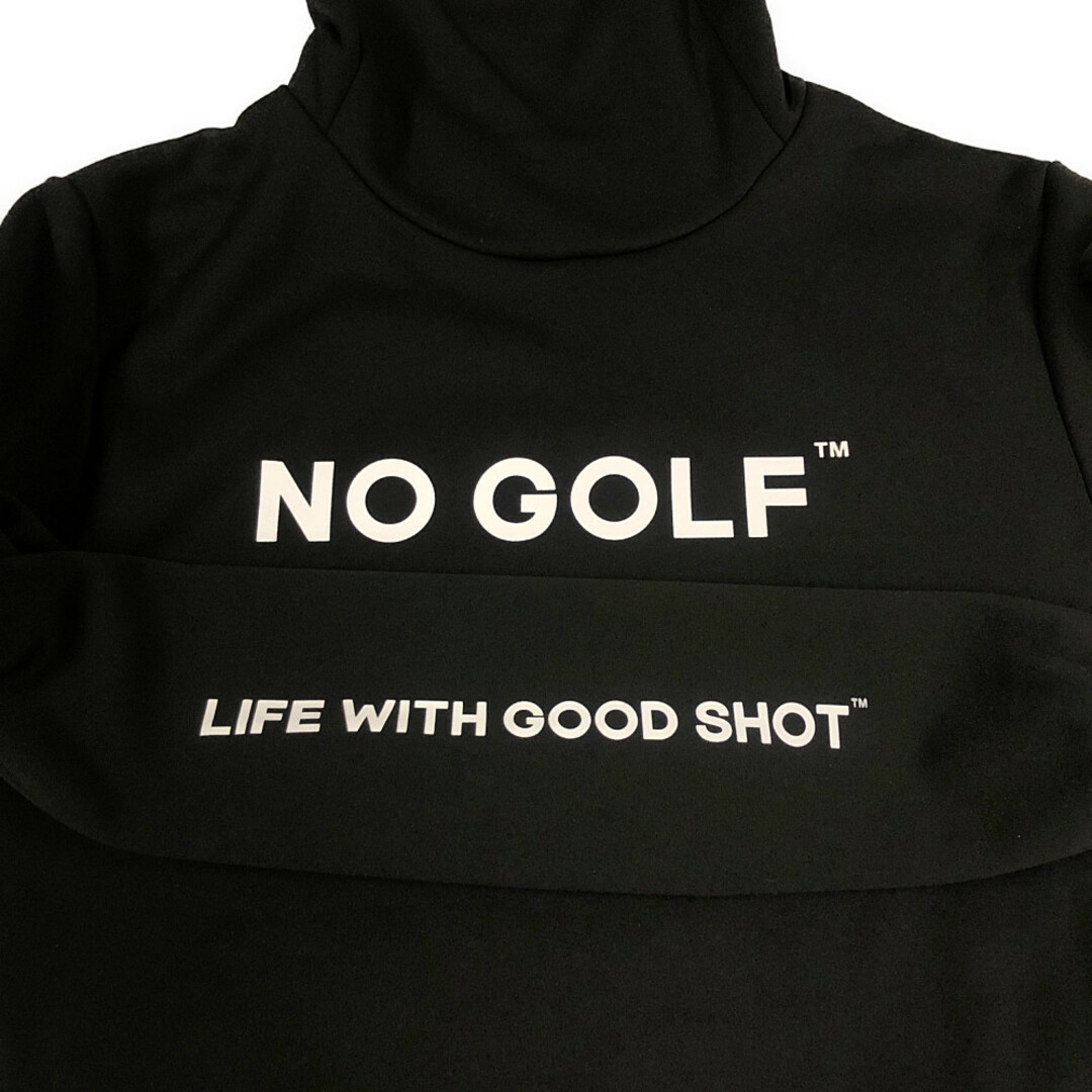 NO COFFEE ノーコーヒー×CLUBHAUS クラブハウス NO GOLF TURTLE NECK L/S タートルネック カットソー 長袖  黒 サイズS 正規品 / 33349 メンズのトップス(Tシャツ/カットソー(七分/長袖))の商品写真