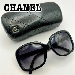 CHANEL - CHANEL サングラス　5171-A リボン　ココマーク　ブラック　ケース付