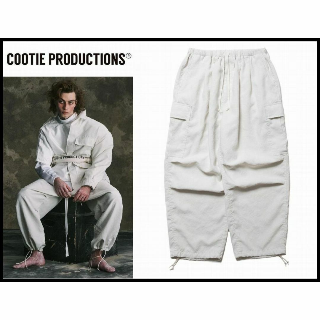 COOTIE(クーティー)の新作 24SS 新品 クーティー カーゴ イージー パンツ 2タック ワイド S メンズのパンツ(ワークパンツ/カーゴパンツ)の商品写真