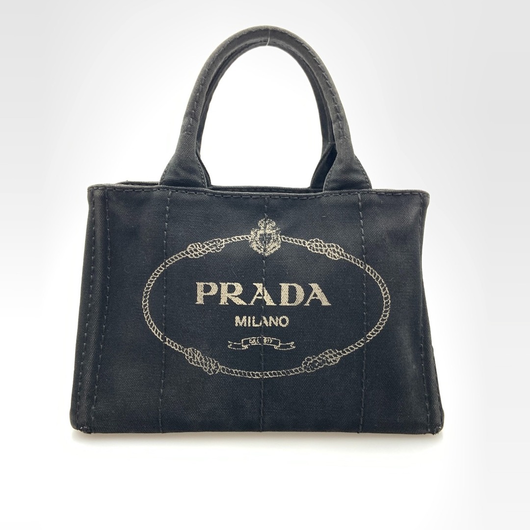 PRADA(プラダ)の〇〇PRADA プラダ ミニカナパ ハンドバッグ ブラック レディースのバッグ(その他)の商品写真