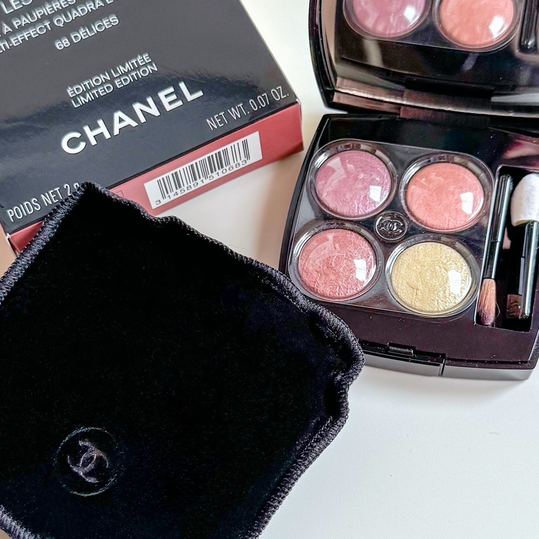 CHANEL(シャネル)のおまけ有CHANEL シャネル レ キャトル オンブル  68 デリス 限定品 コスメ/美容のベースメイク/化粧品(アイシャドウ)の商品写真