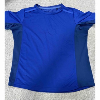 ジーユー(GU)のGUスポーツ　メッシュTシャツ130ブルー(Tシャツ/カットソー)