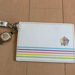 アラシ(嵐)の嵐学　定期入れ　リール付き　ARASHI グッズ(アイドルグッズ)