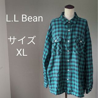 エルエルビーン(L.L.Bean)のL.L.BEAN　ボタンシャツ　ネルシャツ　サイズXL(シャツ)