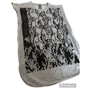 アディダス(adidas)のadidas×STELLA MACCARTNEY サイドジッププリントシャツS(Tシャツ(半袖/袖なし))