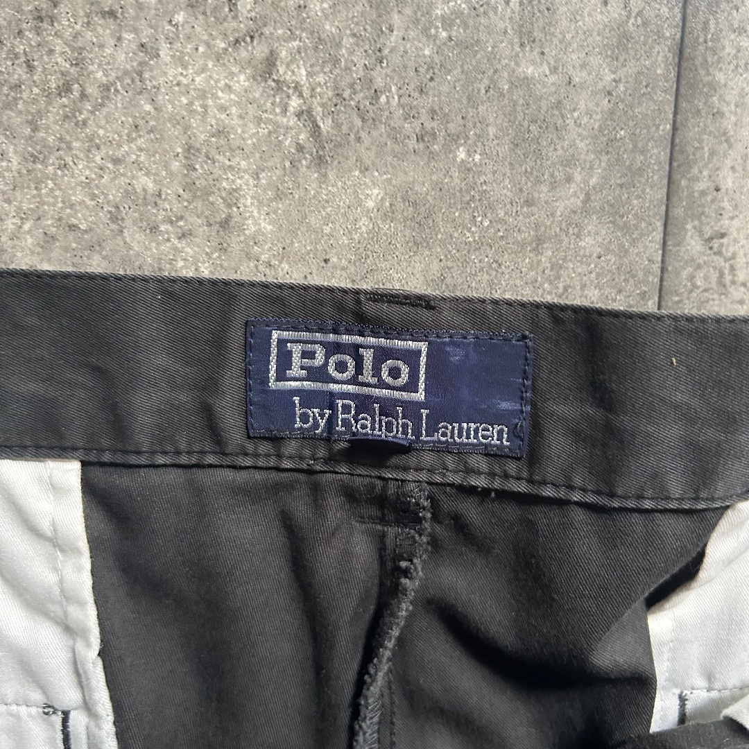 Ralph Lauren - 90s ラルフローレン チノパン ポロチノ ブラック Ralph Lauren - 90s ラルフローレン チノパン ポロチノ ブラック