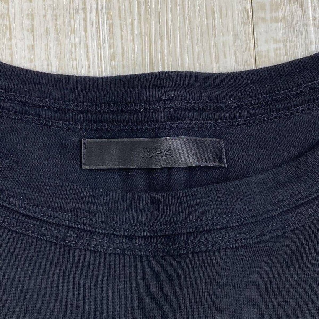 ユハ DOUBLE BINDER L/S TEE ロンT ブラック サイズ 4 メンズのトップス(Tシャツ/カットソー(七分/長袖))の商品写真