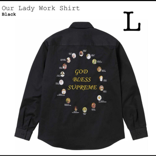 Supreme - Supreme Our Lady Work Shirt Black L
