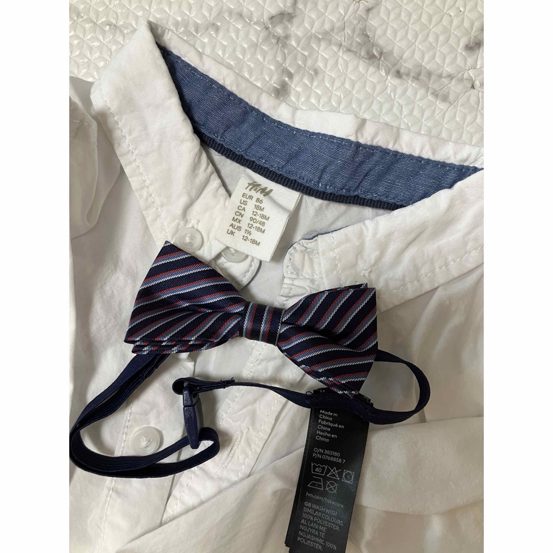 H&M(エイチアンドエム)のドレッシー4アイテムセット キッズ/ベビー/マタニティのベビー服(~85cm)(セレモニードレス/スーツ)の商品写真