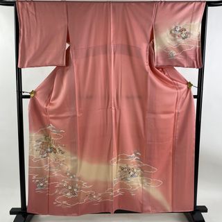 訪問着 身丈160.5cm 裄丈65.5cm 正絹 美品 秀品 【中古】(着物)