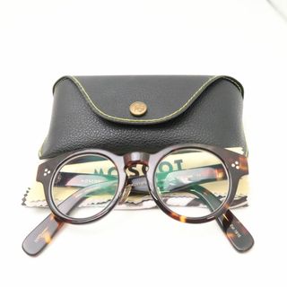 美品 MOSCOT モスコット GRUNYA グルンヤ メガネ 45□23 べっ甲 度あり レディース AT318C (その他)