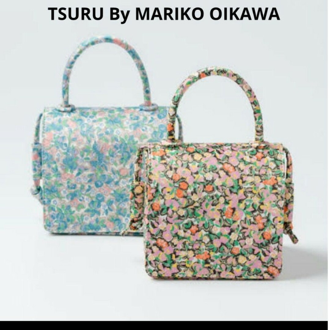 TSURU by Mariko Oikawa(ツルバイマリコオイカワ)のツルバイマリコオイカワ　新品未使用　ショルダーバッグ　ピンク　花柄　フラワー レディースのバッグ(ショルダーバッグ)の商品写真