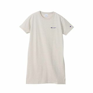 [チャンピオン] シャツワンピ 半袖 丸首 COTTON USA スクリプトロゴ(その他)