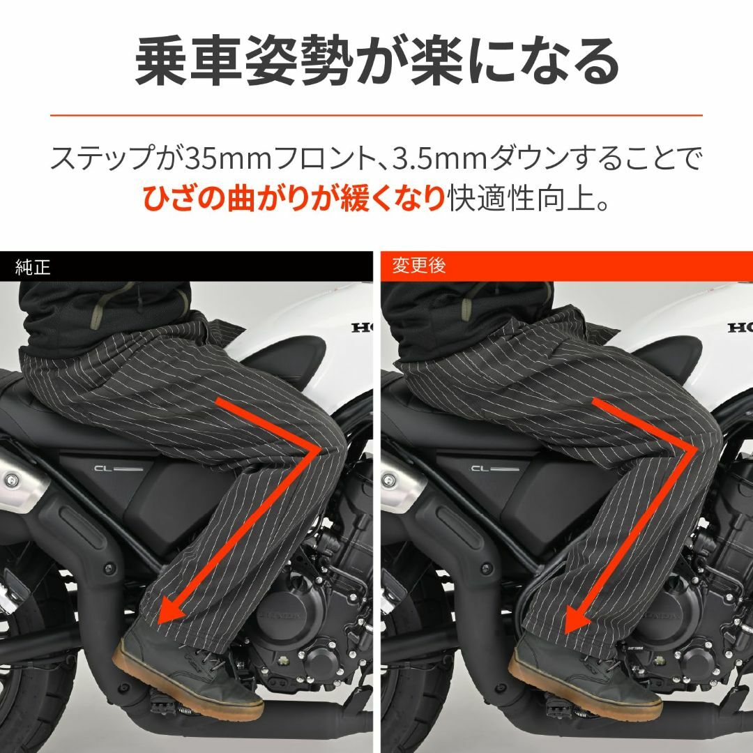 デイトナ(Daytona) バイク用 ステップブラケット CL250(23)専用 その他のその他(その他)の商品写真