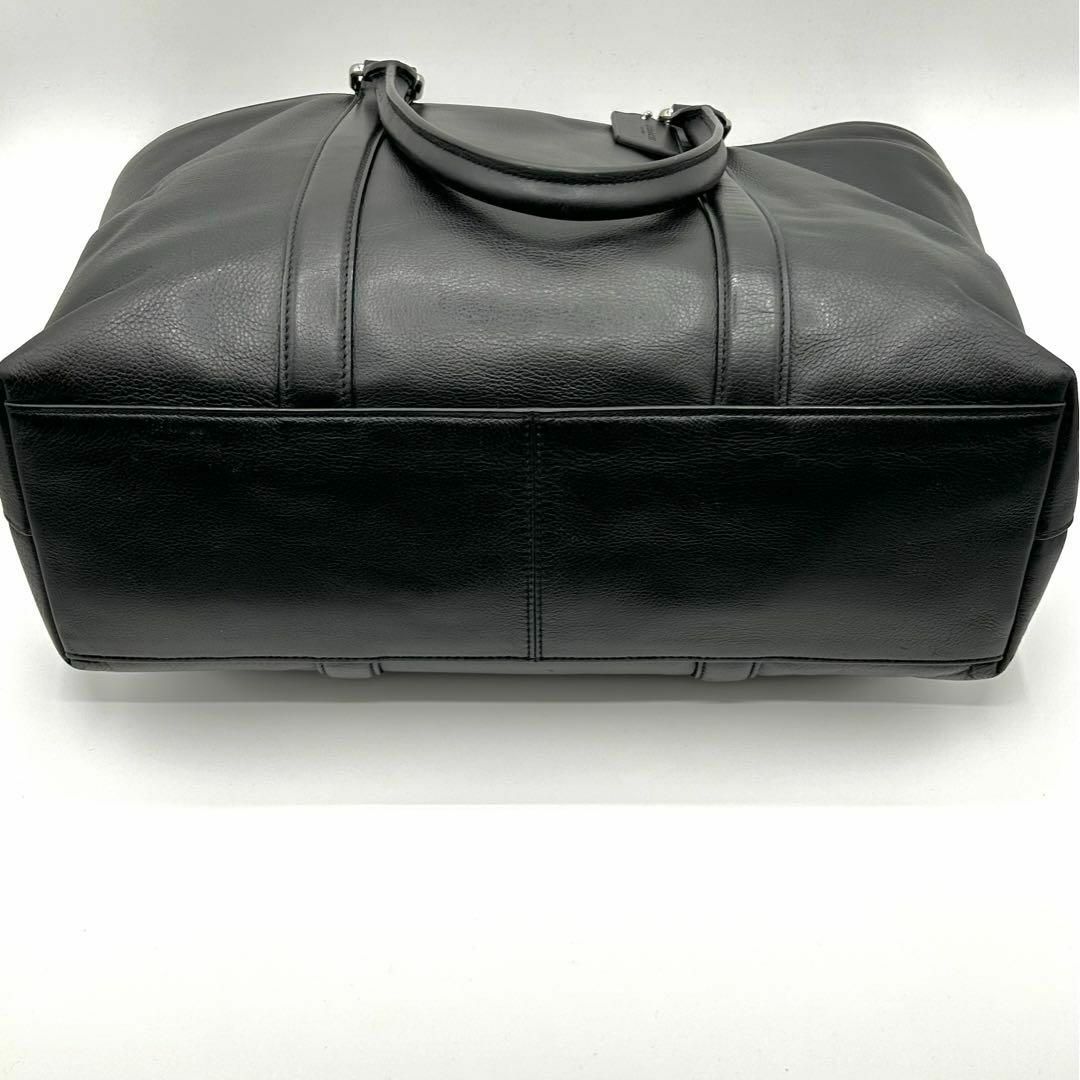 COACH(コーチ)のX458【美品】コーチ／トートバッグ　ビジネス　メトロポリタン　レザー　ブラック メンズのバッグ(トートバッグ)の商品写真