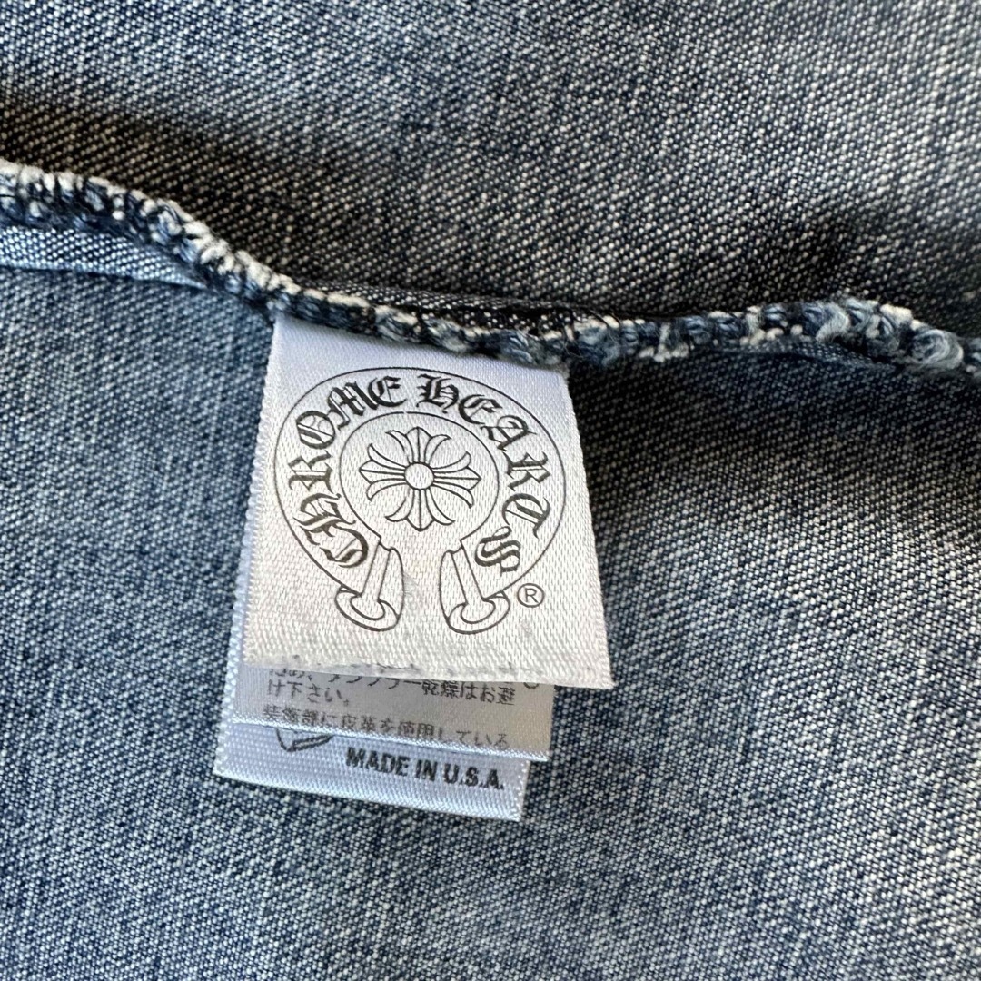 Chrome Hearts(クロムハーツ)のChrome Hearts クロムハーツ デニム シャツ クロスパッチ メンズのトップス(シャツ)の商品写真