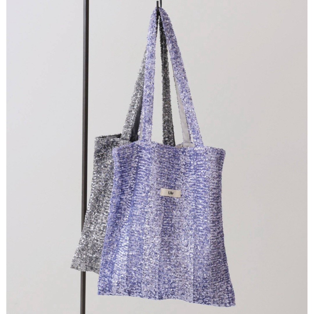 Spick & Span(スピックアンドスパン)の一部店舗+WEB限定≫【Uhr / ウーア】別注Spangle Tote Bag レディースのバッグ(トートバッグ)の商品写真