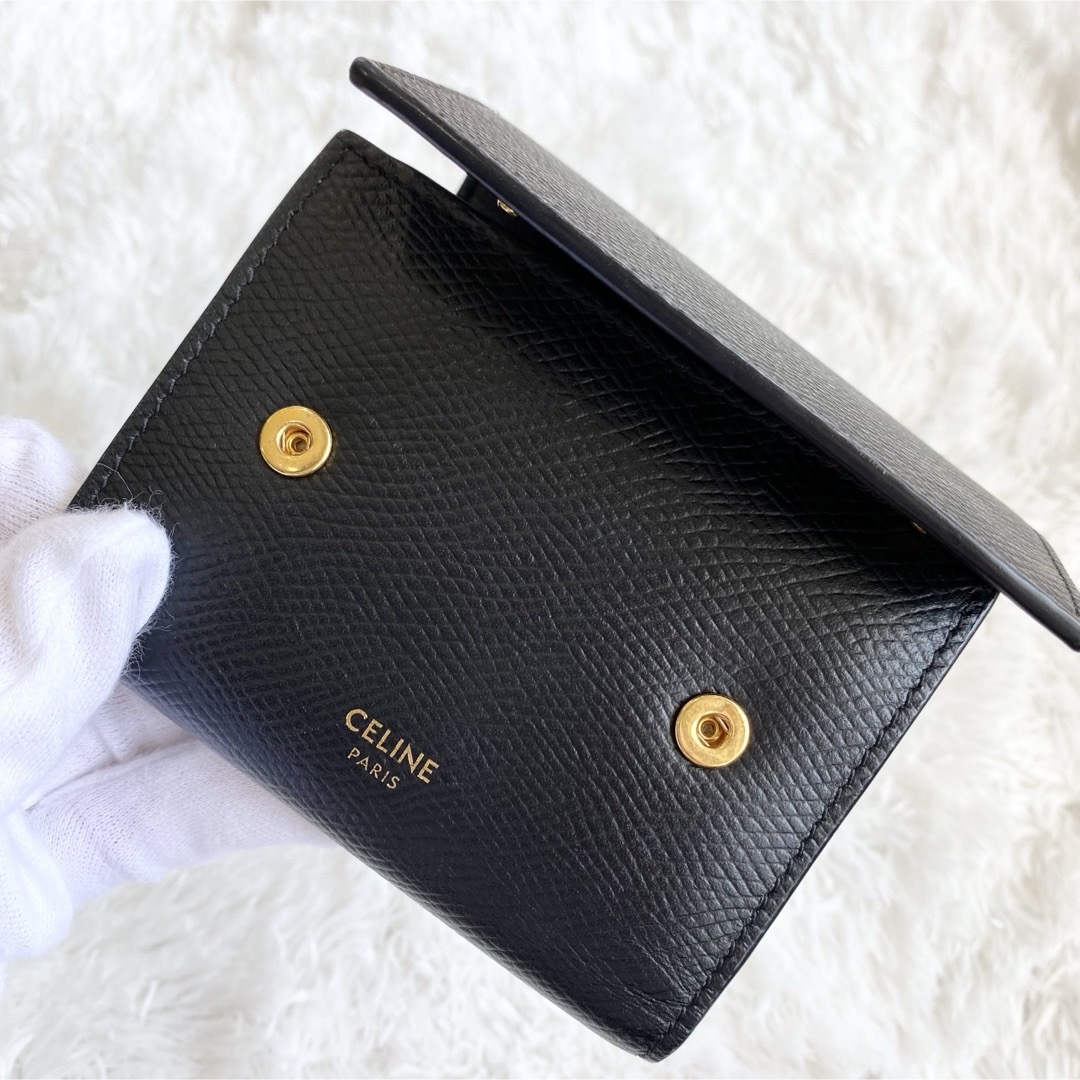 celine(セリーヌ)の現行★美品 CELINE セリーヌ トリフォールドウォレット 財布 カーフレザー レディースのファッション小物(財布)の商品写真