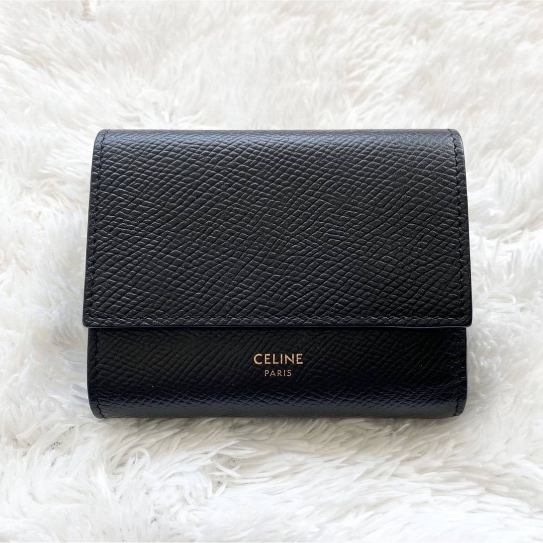 celine(セリーヌ)の現行★美品 CELINE セリーヌ トリフォールドウォレット 財布 カーフレザー レディースのファッション小物(財布)の商品写真