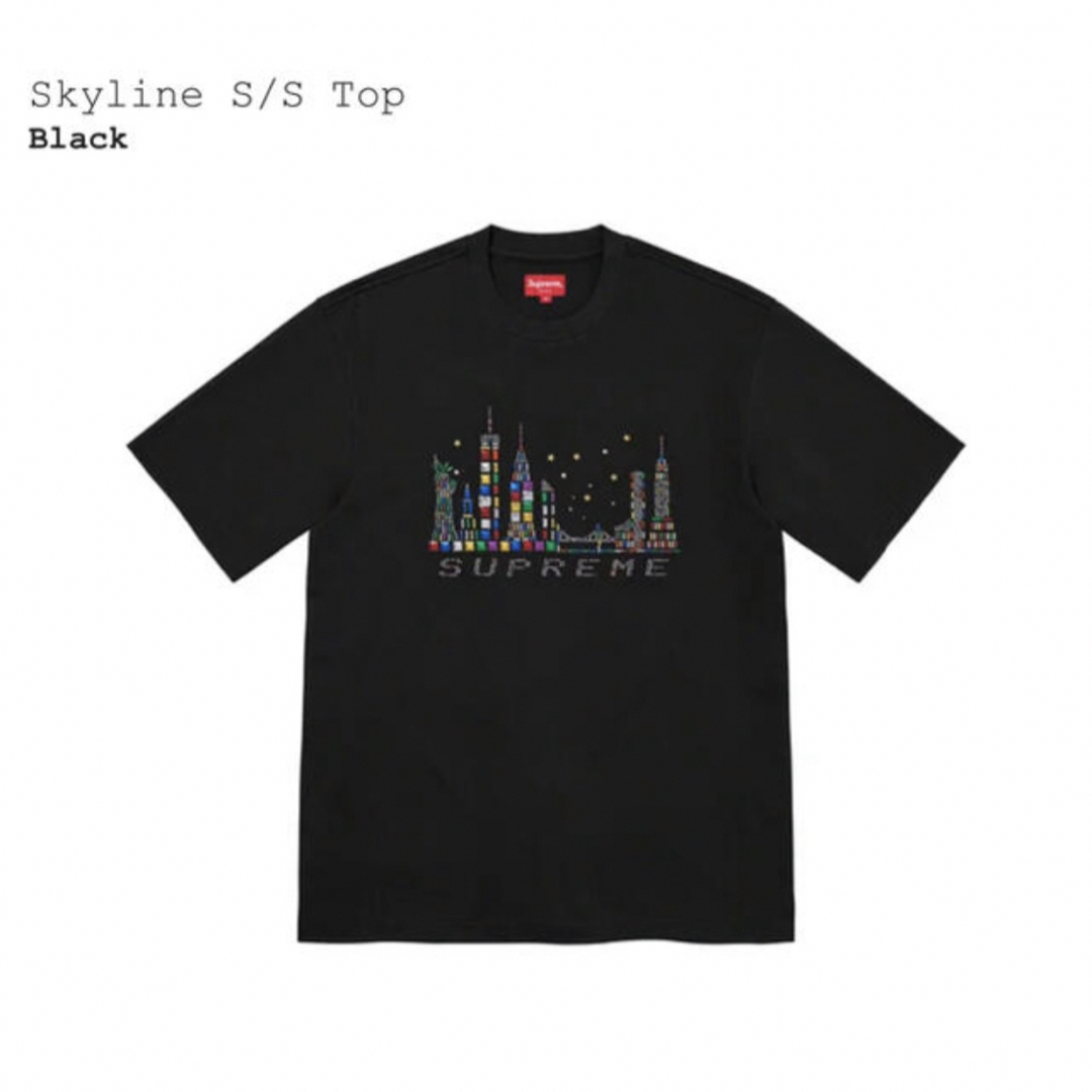 Supreme(シュプリーム)のSupreme Skyline S/S Top "Black" L メンズのトップス(Tシャツ/カットソー(半袖/袖なし))の商品写真