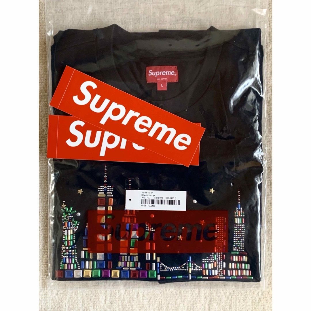 Supreme(シュプリーム)のSupreme Skyline S/S Top "Black" L メンズのトップス(Tシャツ/カットソー(半袖/袖なし))の商品写真