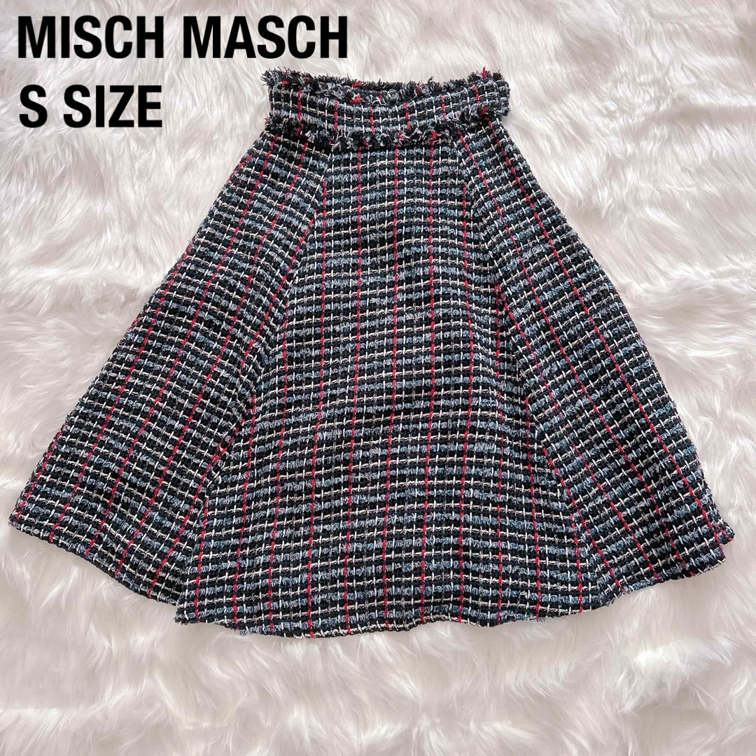 MISCH MASCH(ミッシュマッシュ)のミッシュマッシュ MISCH MASCH ツイードスカート レディースのスカート(ひざ丈スカート)の商品写真